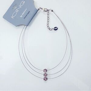 Y2K ICING by Claire’s 3 Strand Wire Choker with Genuine Crystal